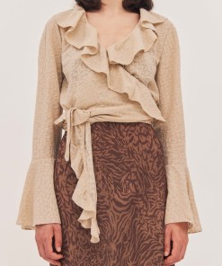 Teodoro Wrap Top - Angelia Ami
